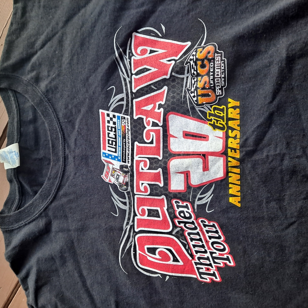 Port and Company Black Outlaw Thunder Tour 20th Anniversary Tee